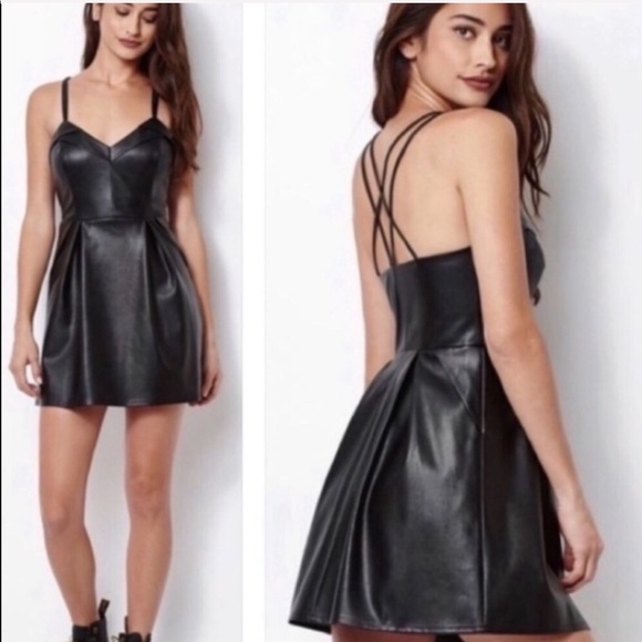 Kendall & Kylie Dresses & Skirts - NWT KENDALL & KYLIE  / vegan leather dress